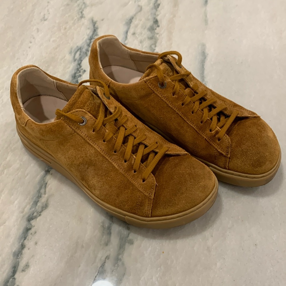Birkenstock Ben Sneakers - Brown Suede, Gum Soles, size 9, 42